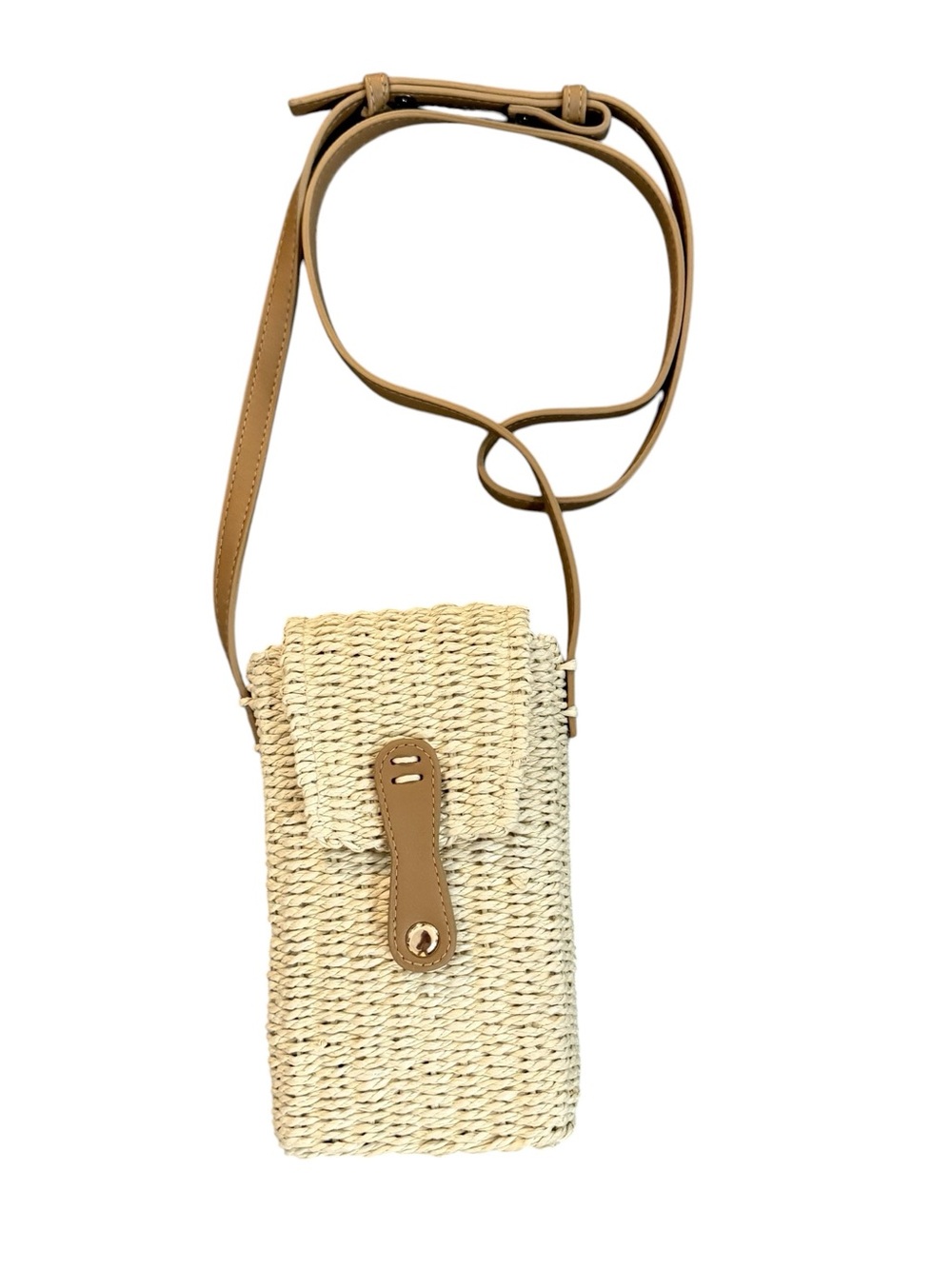 EUC - Aerie Rattan Phone Bag